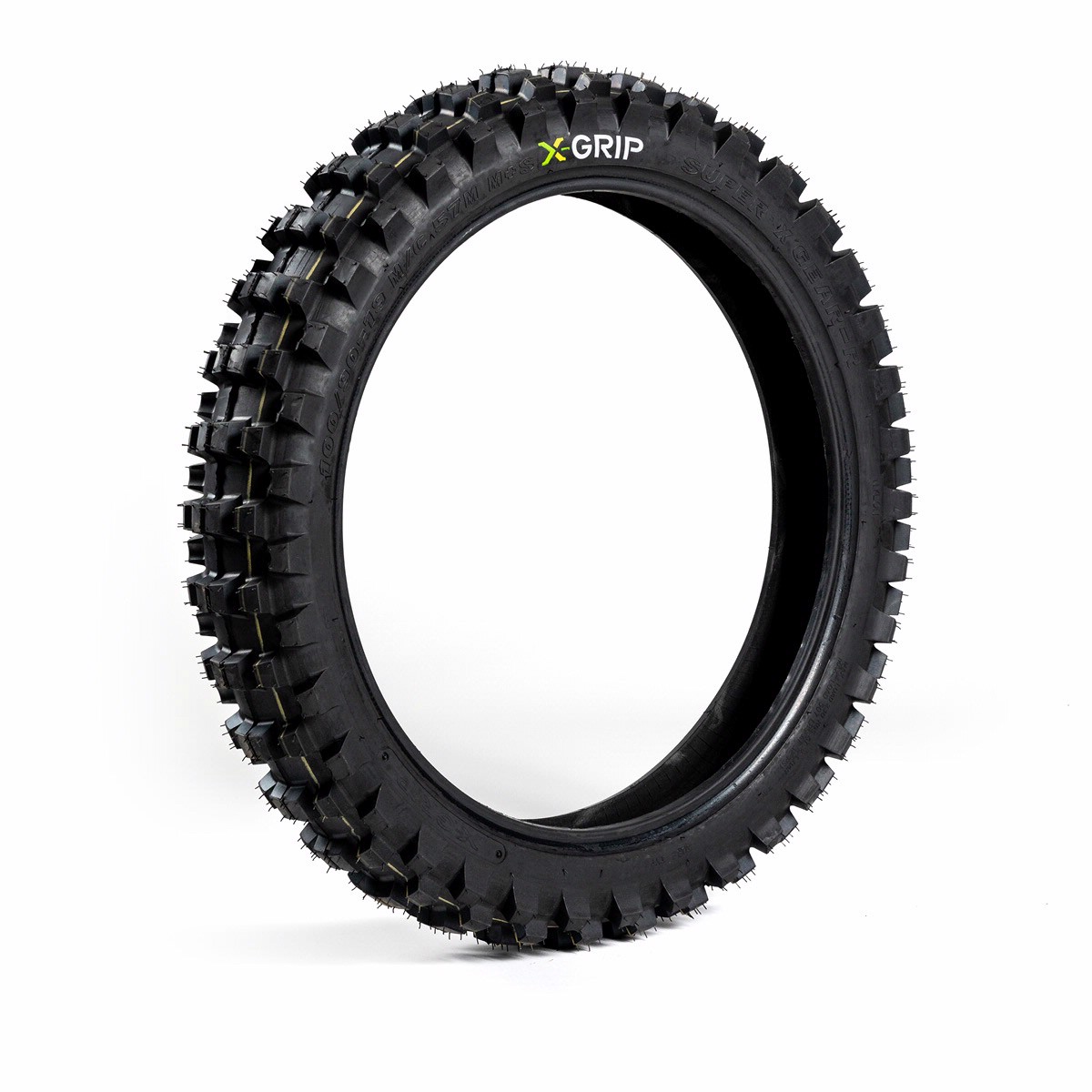 X-GRIP SUPER X-GEAR 100/90-19  M/C 57M TT M+S NHS X-GRIP SUPER X-GEAR 100/90-19  M/C 57M TT M+S NHS