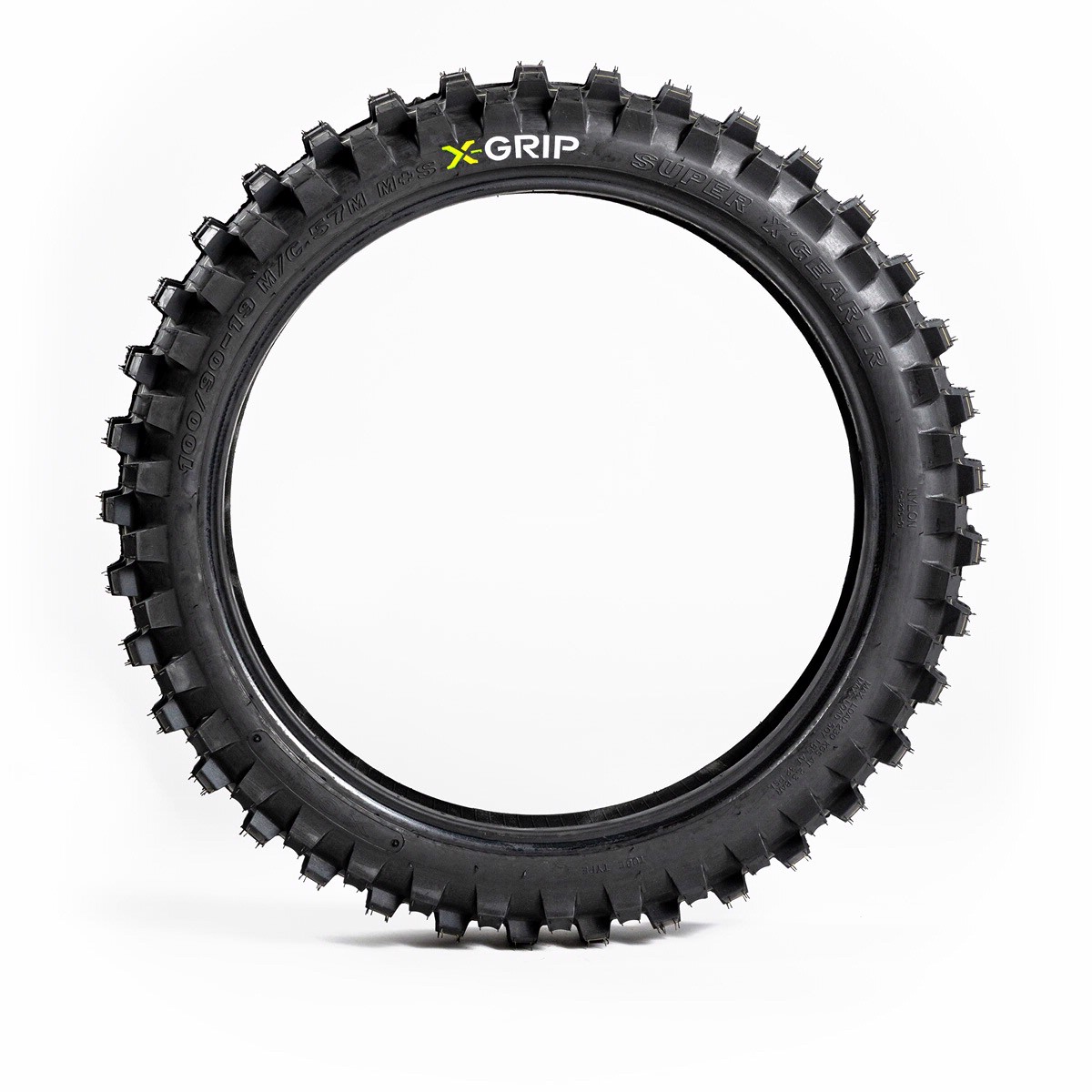 X-GRIP SUPER X-GEAR 100/90-19  M/C 57M TT M+S NHS X-GRIP SUPER X-GEAR 100/90-19  M/C 57M TT M+S NHS